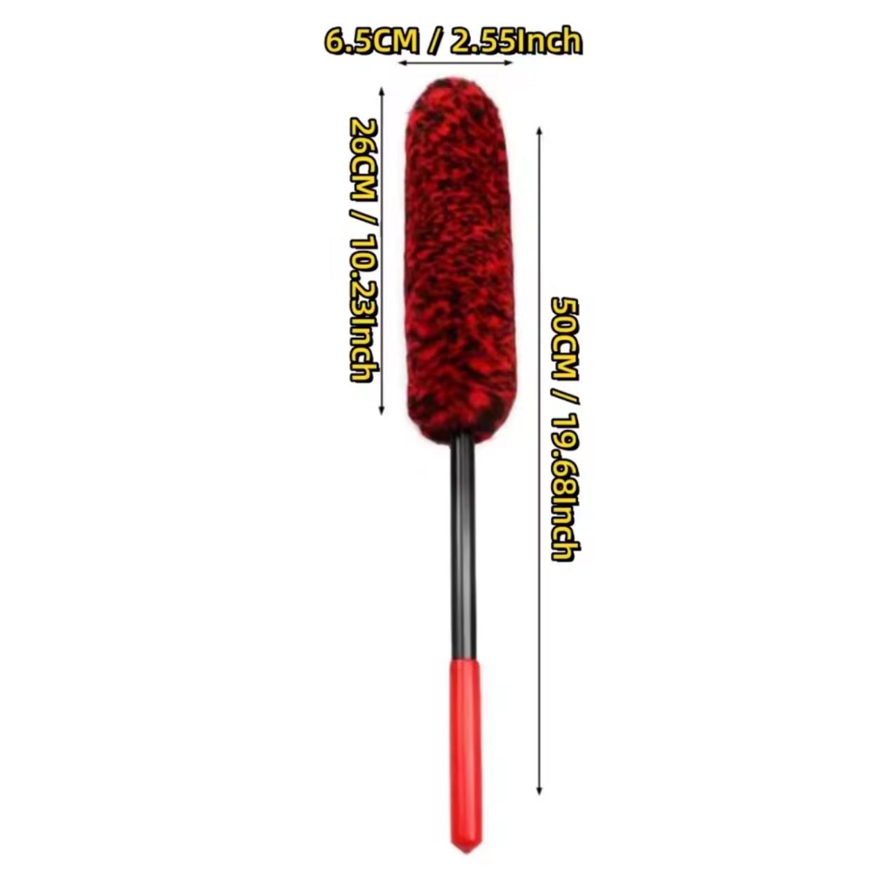 Auto Wheel Detailing Brush Bendable Wheel Woolies Car Cleaning Tools for Car Rim Tire Washing Easily Clean Hard-To-Reach Areas
