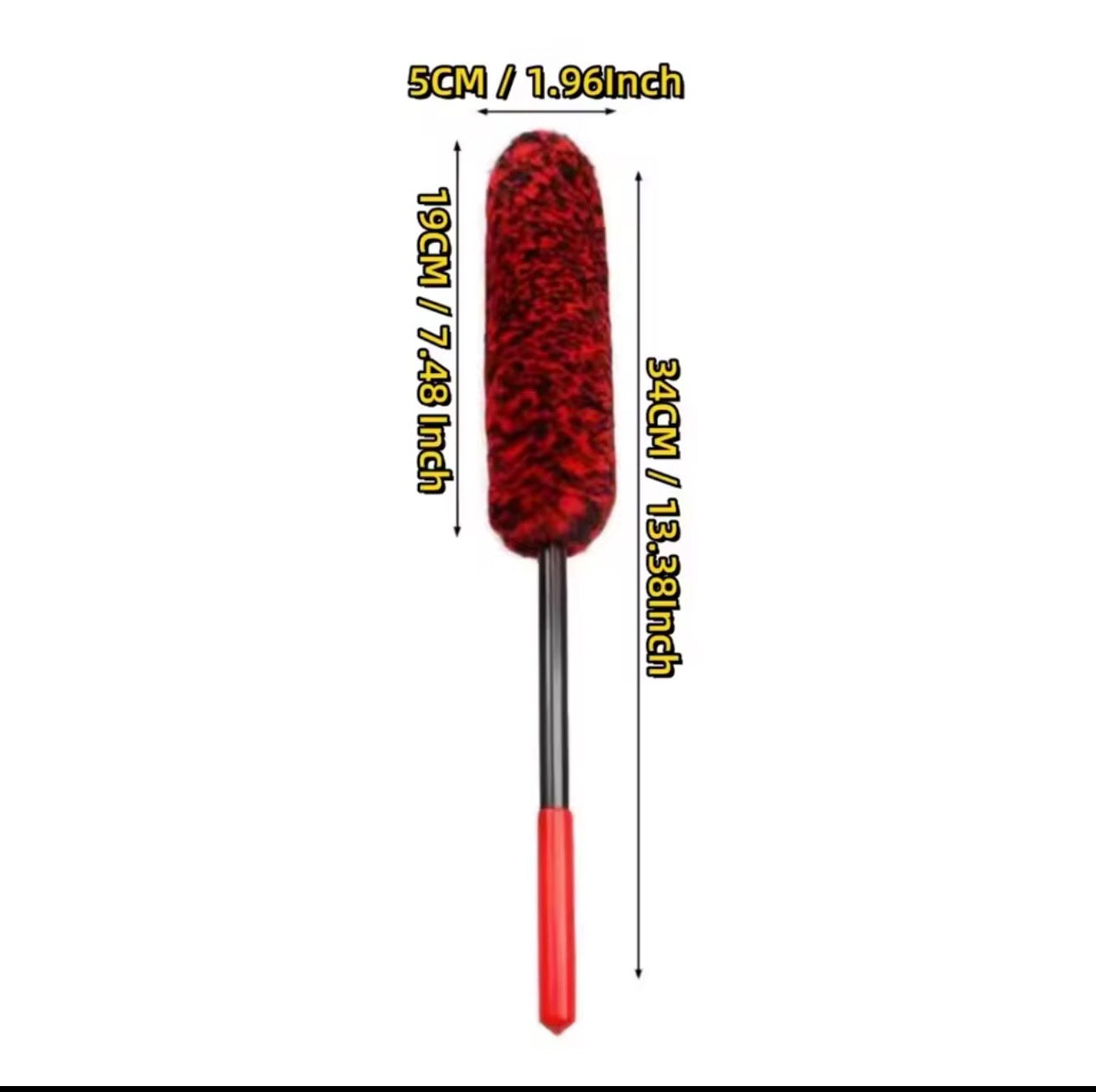 Auto Wheel Detailing Brush Bendable Wheel Woolies Car Cleaning Tools for Car Rim Tire Washing Easily Clean Hard-To-Reach Areas