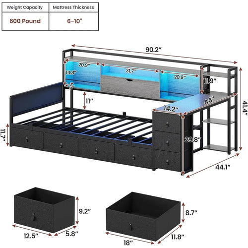 All-in-One Twin Bed Set